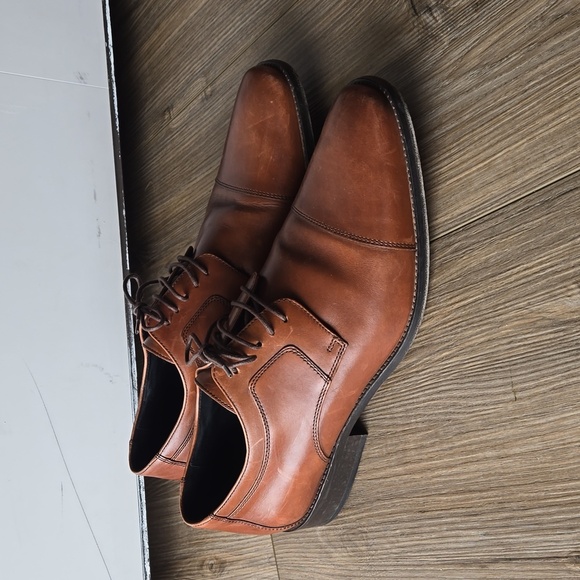 Johnston & Murphy | Shoes | Johnston Murphy Novick Brown Cap Toe Lace